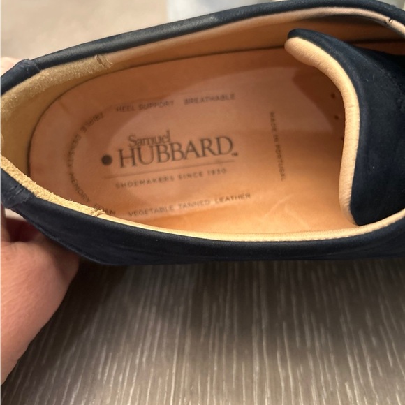 Samuel Hubbard Men's 11 M
'Bucks' Blue Nubuck Leather Oxford Vibram Sole Shoes - Picture 4 of 5